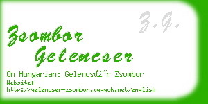 zsombor gelencser business card